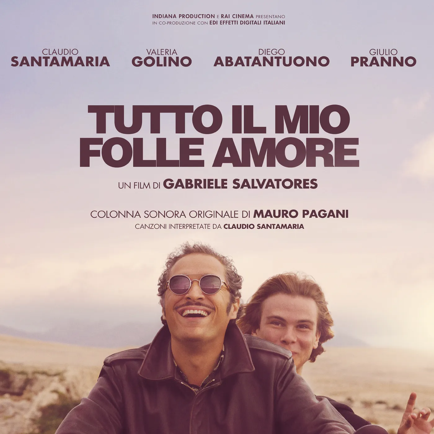 Mauro Pagani Tutto Il Mio Folle Amore (Colo Vinyl Record