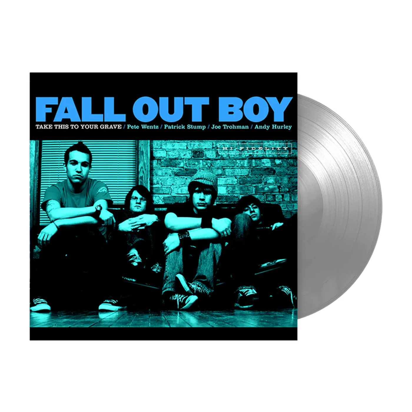 Fall Out Boy Take This To Your Grave  25 Th Annv. Silver Vinyl Record