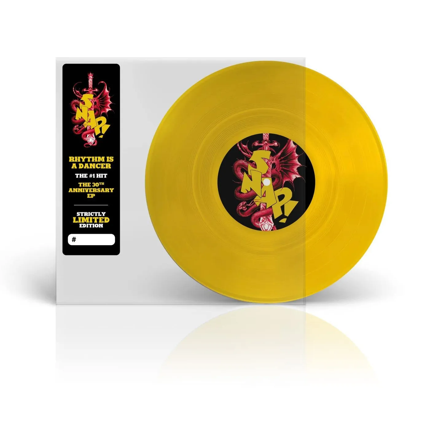 SNAP! Rhythm Is A Dancer (30th Anniversary) Yellow 10" Vinyl