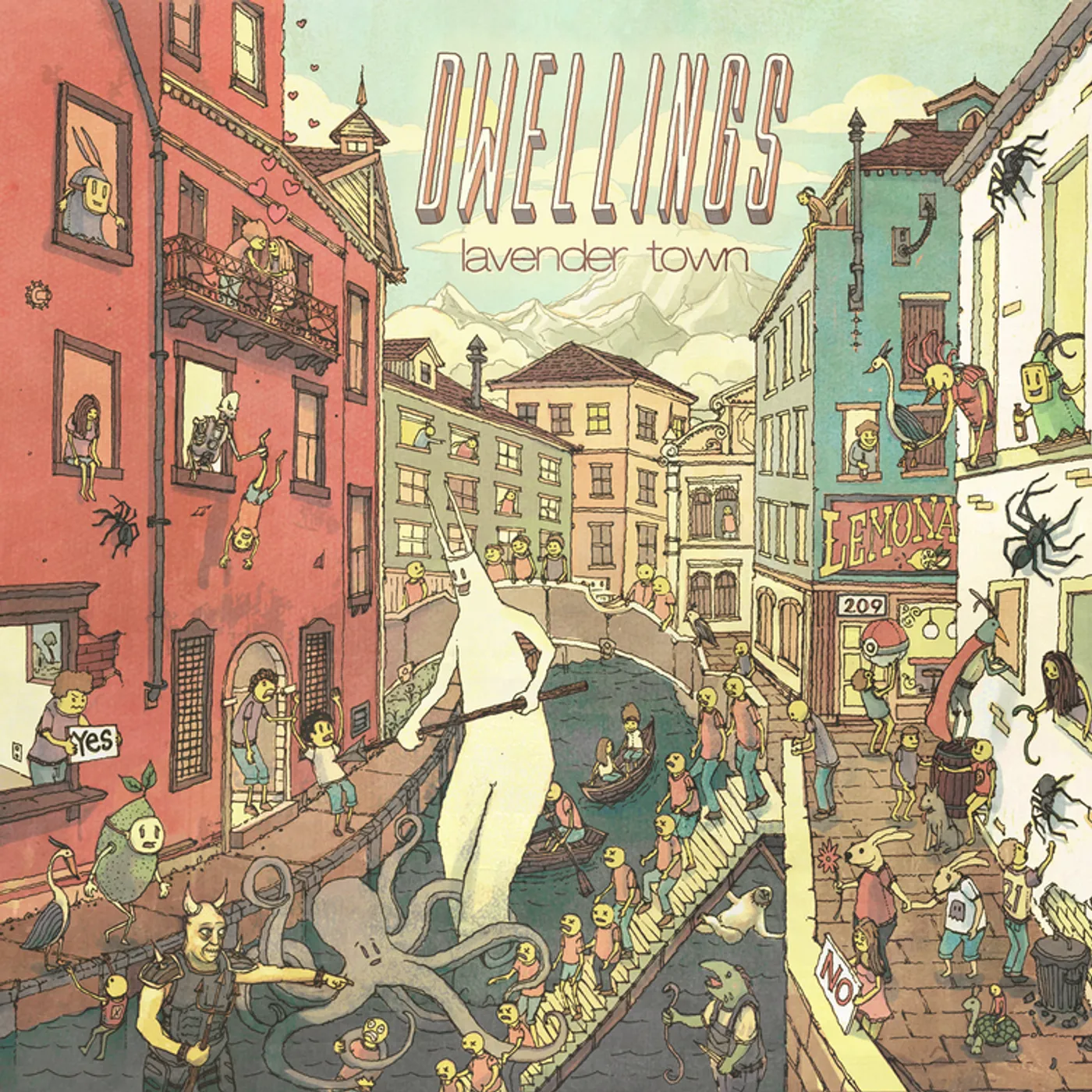 Dwellings LAVENDER TOWN (SPECIAL EDITION) (LAVENDER VINYL) Vinyl Record