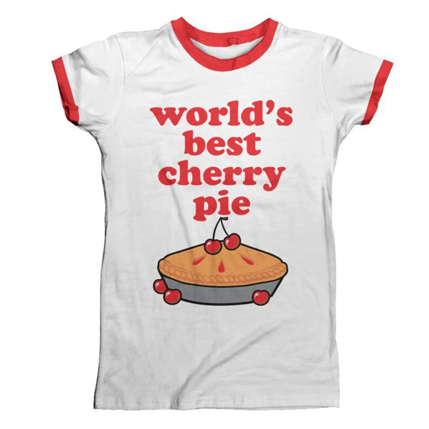 Katy Perry World’s Best White Red Ringer T-Shirt