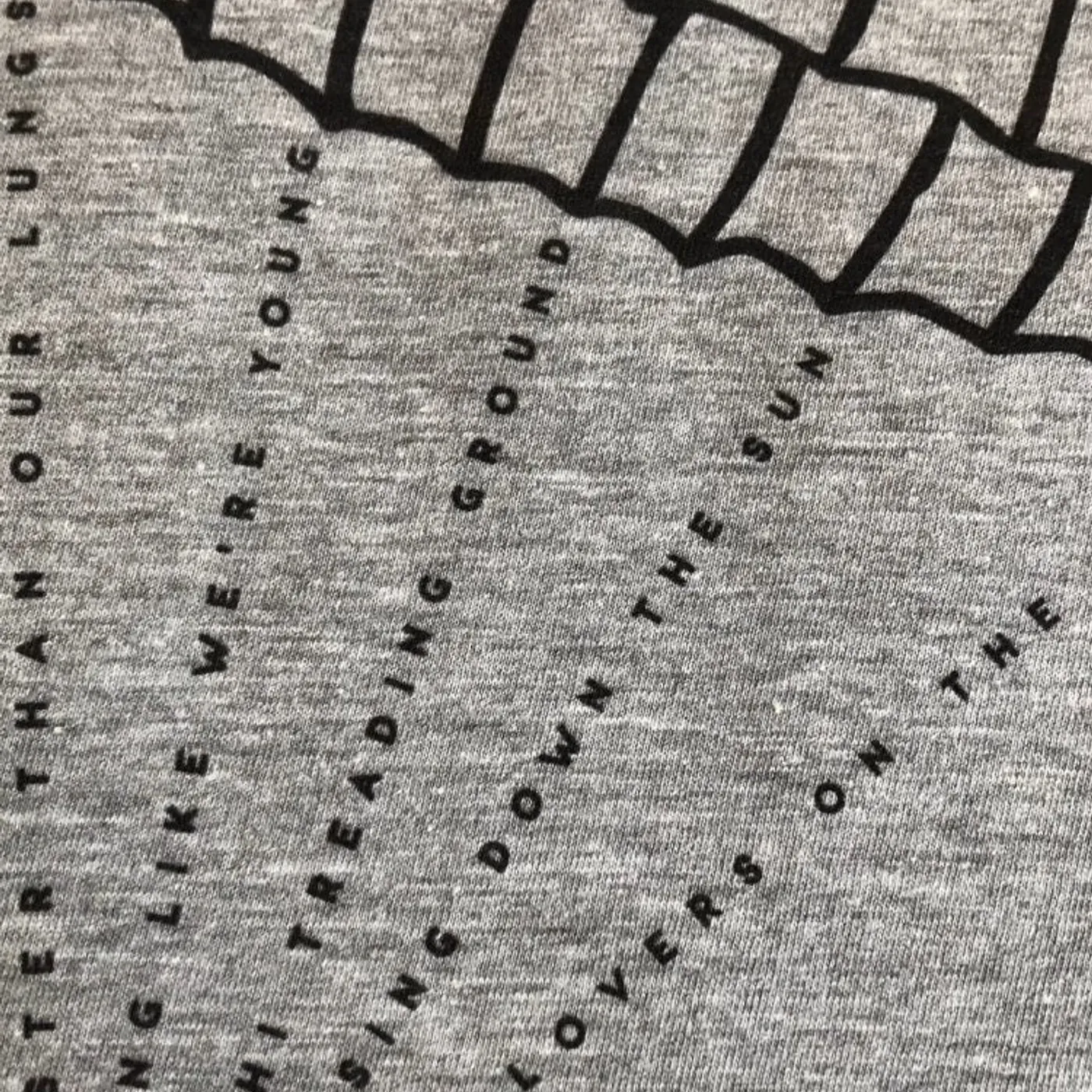 Pyramid Park Run Lyric T-shirt