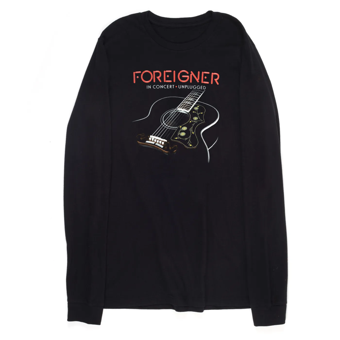 Foreigner Unplugged Acoustic 2016 Tour Long Sleeve T-Shirt