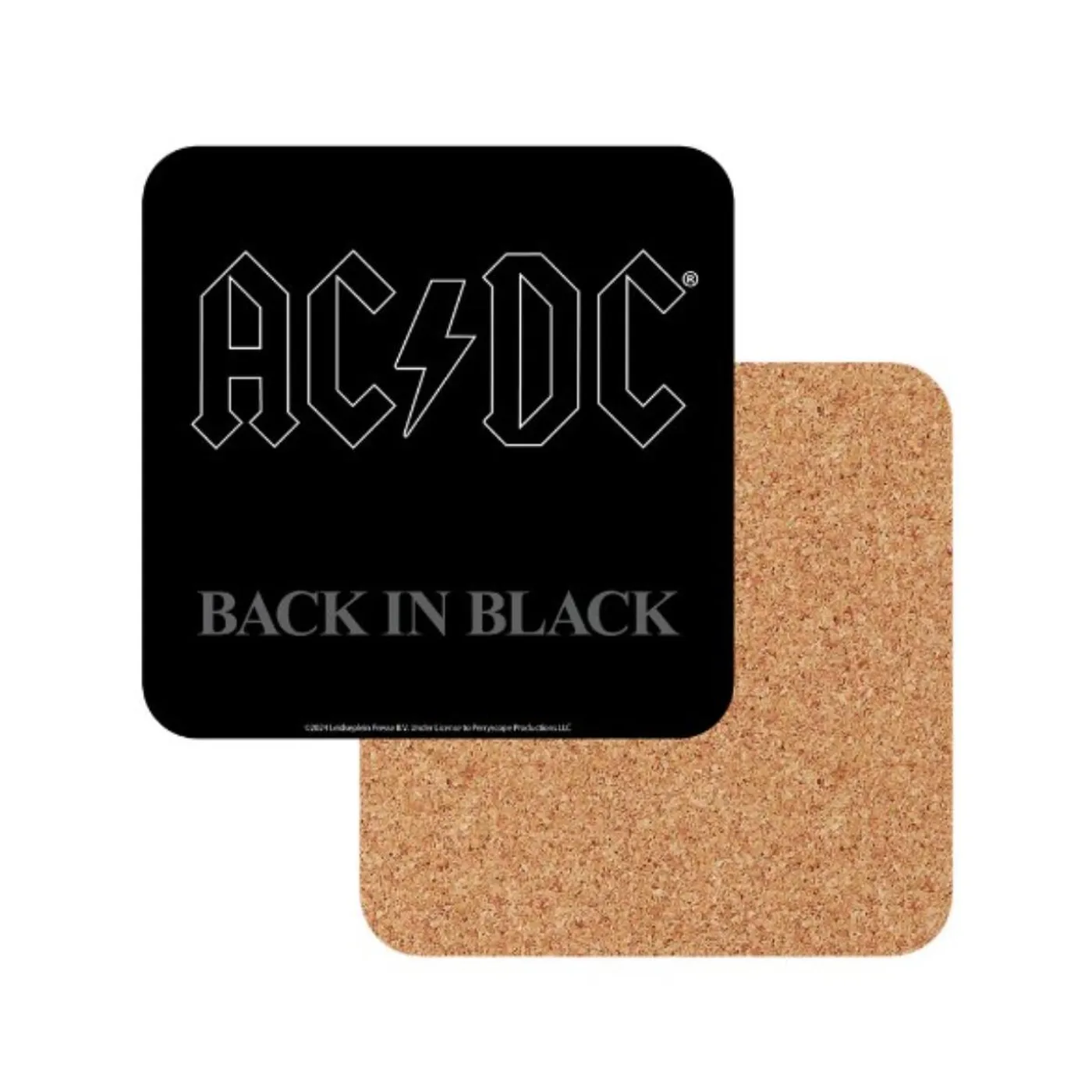 AC/DC Back in Black Coasters - Set of 6