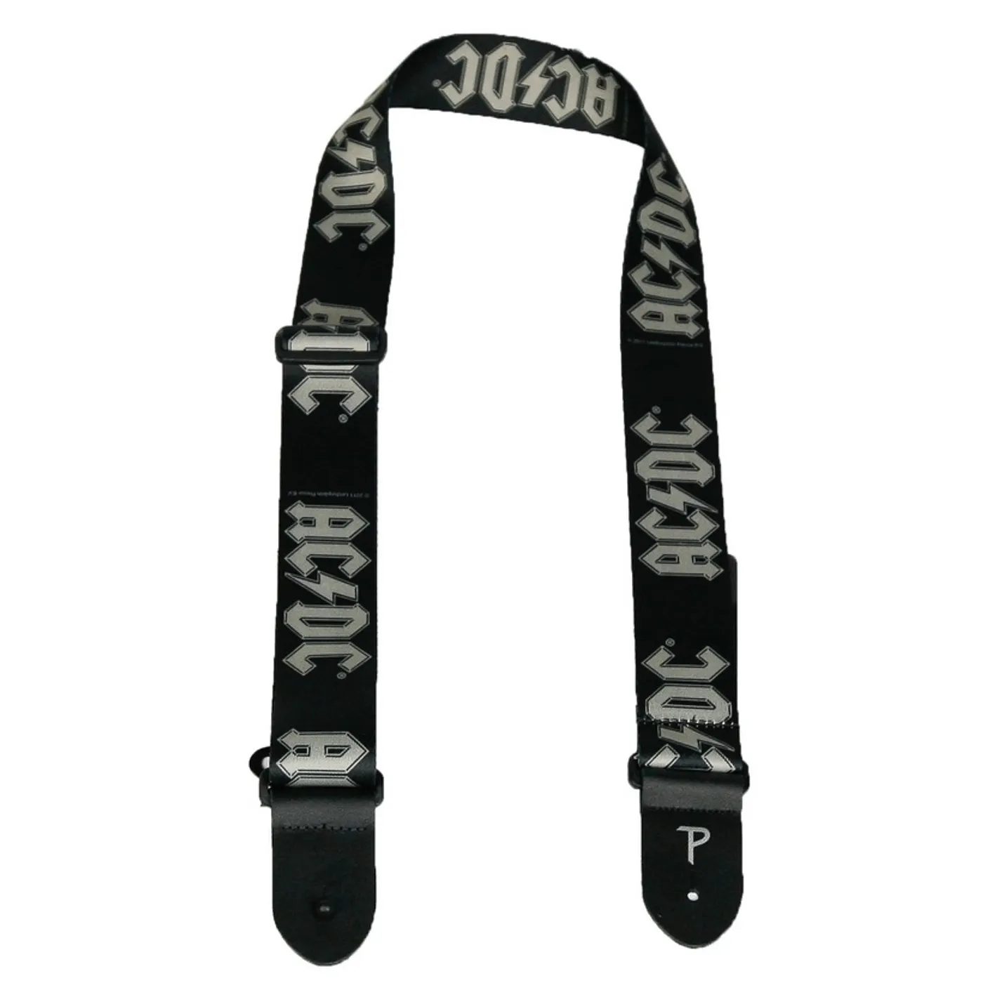 AC/DC Grey Logo Guitar Strap