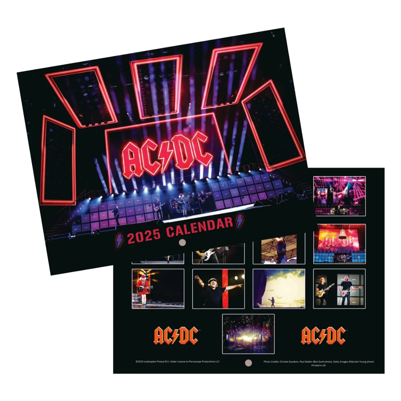 AC/DC 2025 Calendar