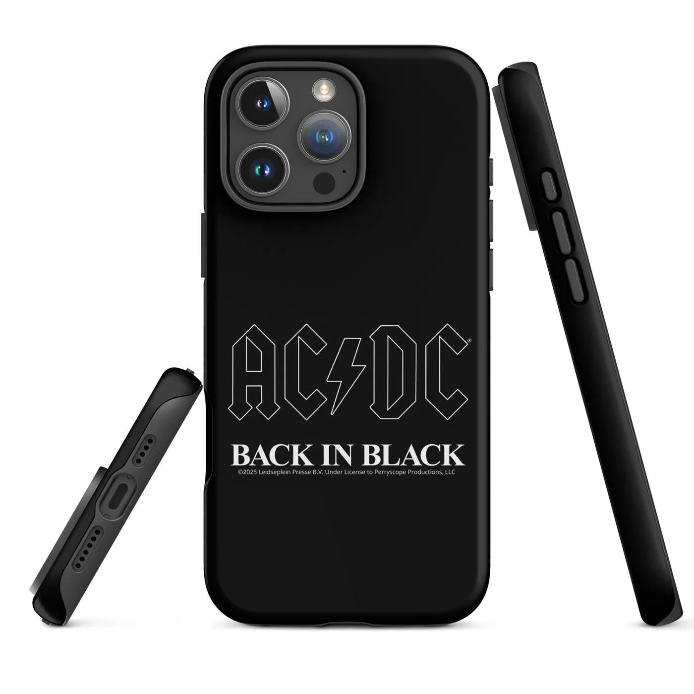 AC/DC Back in Black iPhone Case