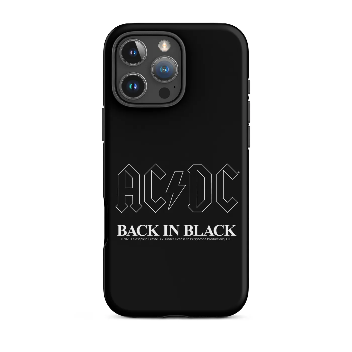 AC/DC Back in Black iPhone Case