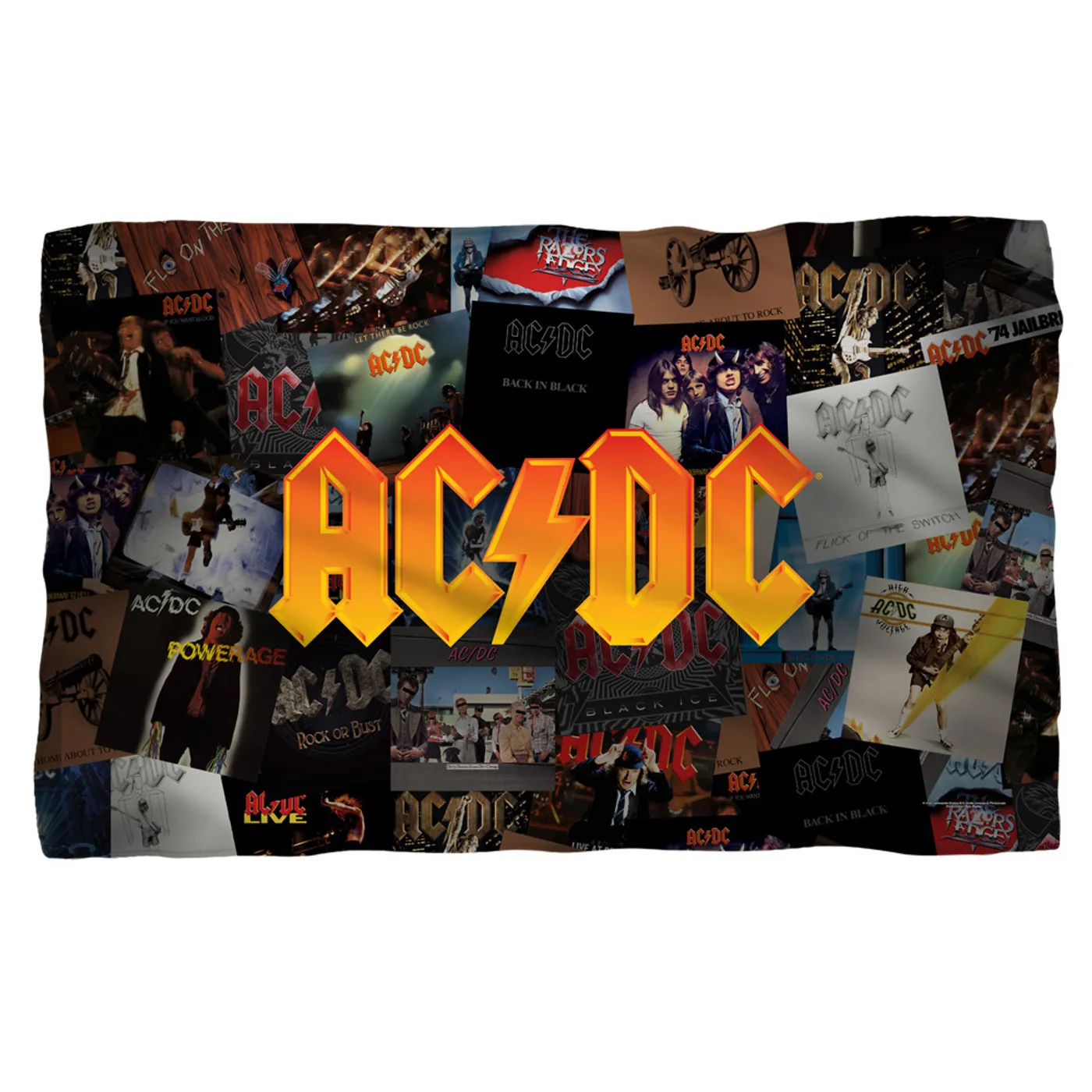 AC/DC - Albums -Fleece Blanket - White [36 X 58]