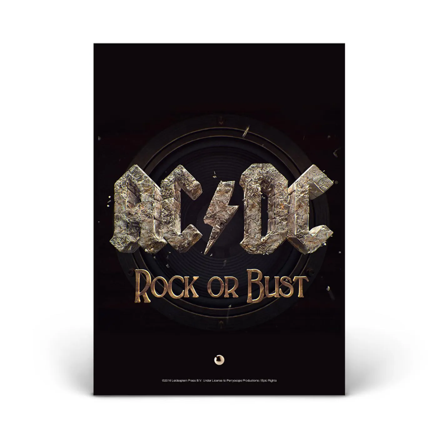 AC/DC Rock Or Bust Glass Photo Print