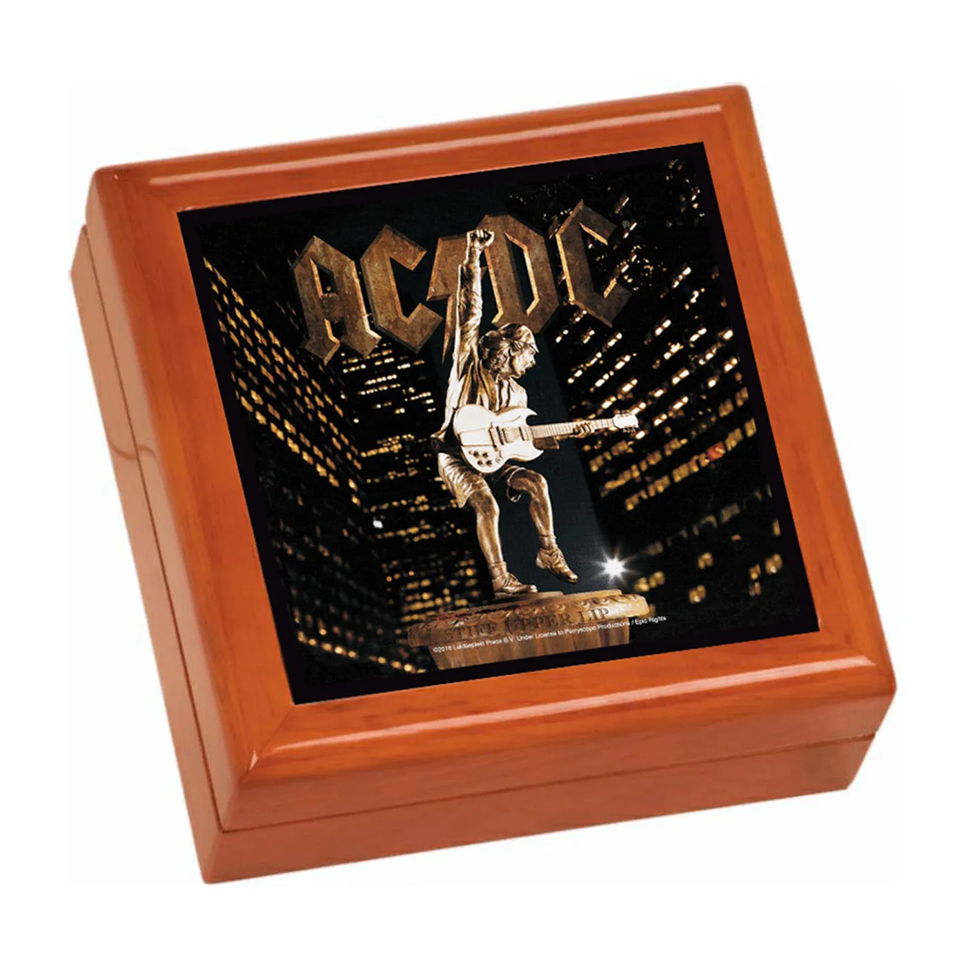 AC/DC Stiff Upper Lip Wooden Keepsake Box