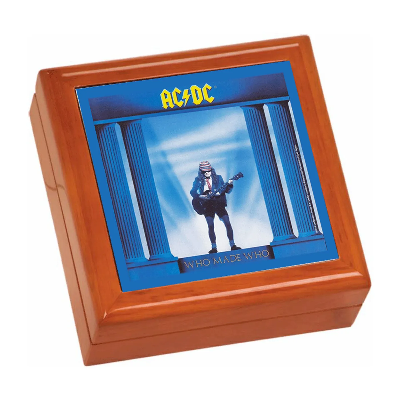 AC/DC Who Made Who Wooden Keepsake Box