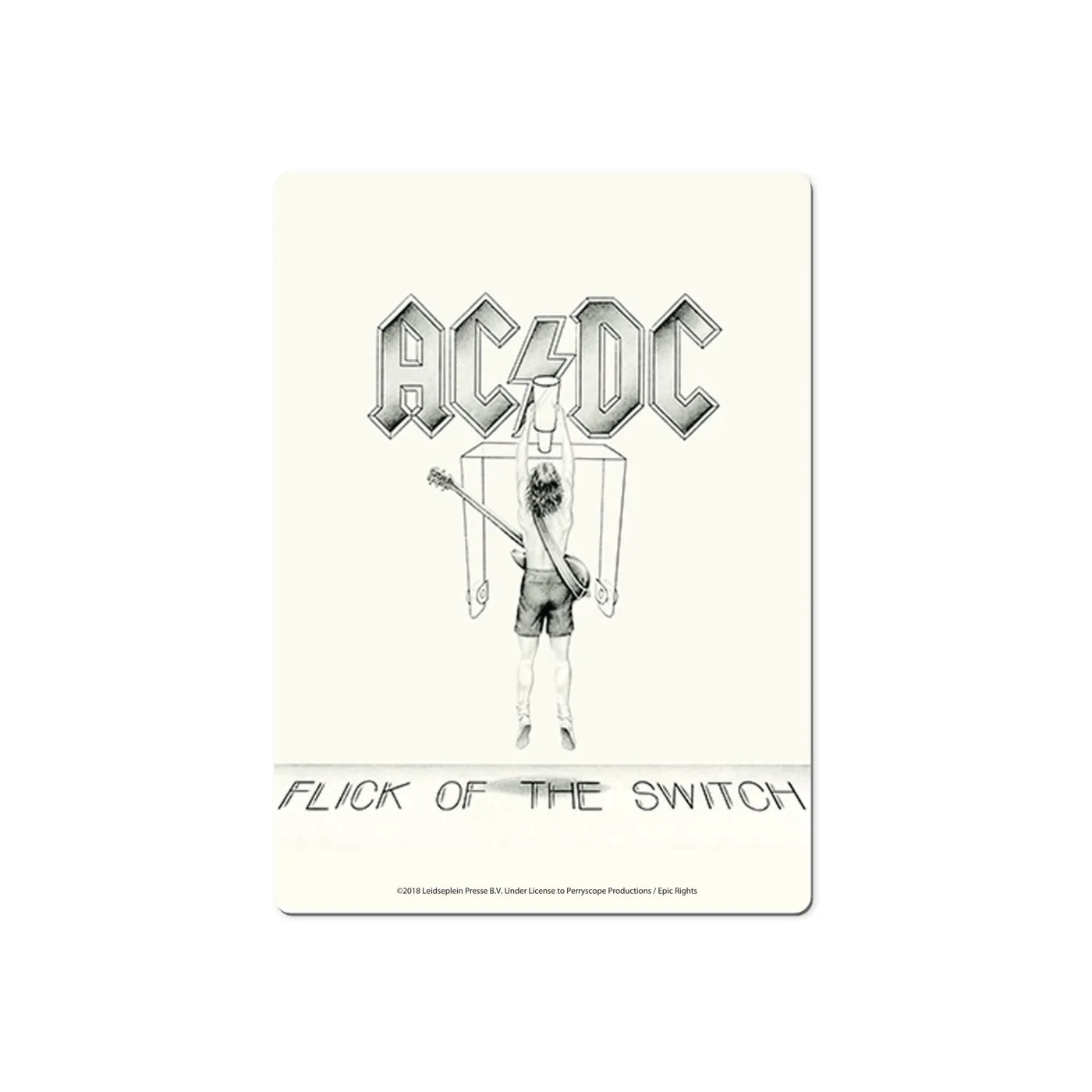 AC/DC Flick Of The Switch Glass Cutting Board