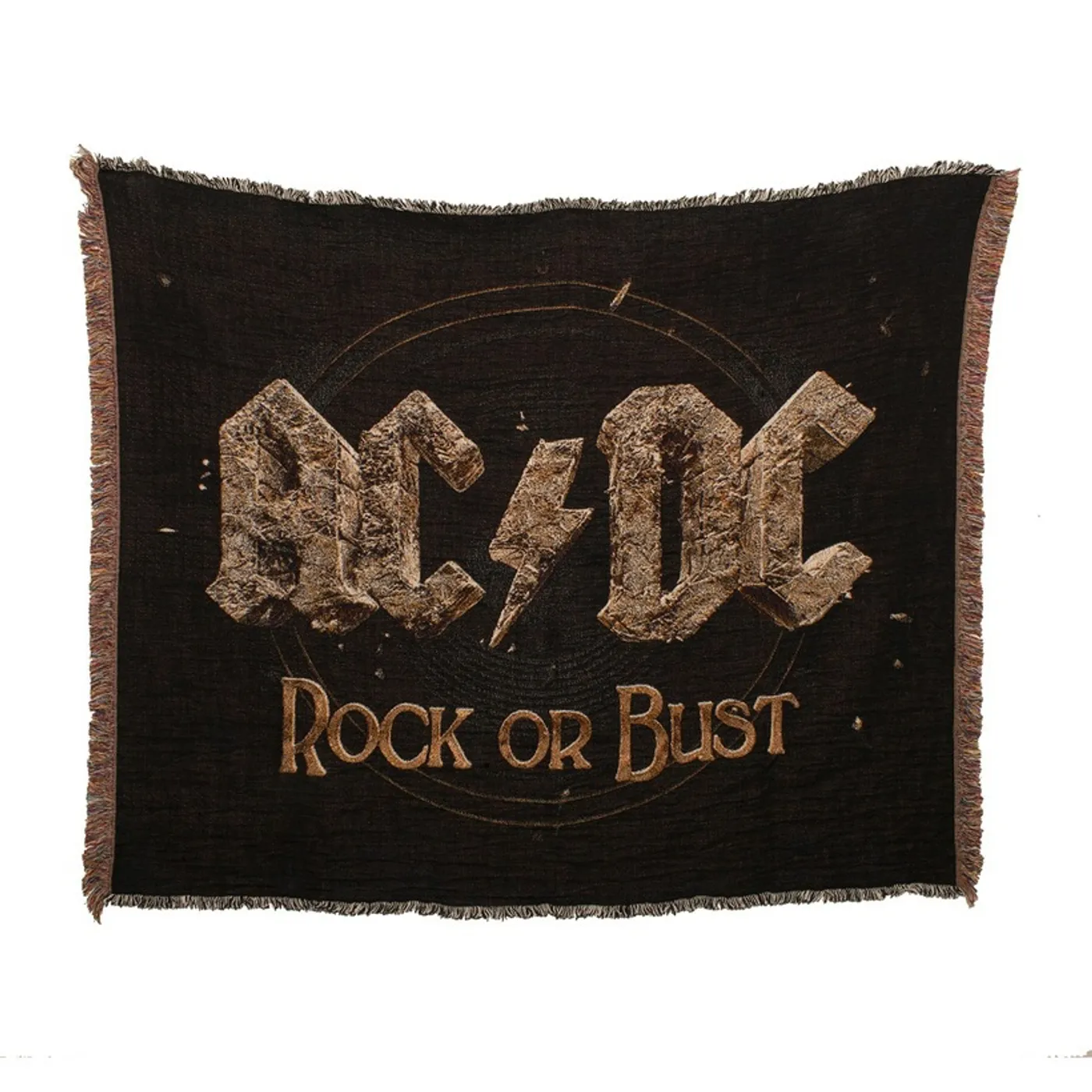AC/DC Rock Or Bust Throw Blanket
