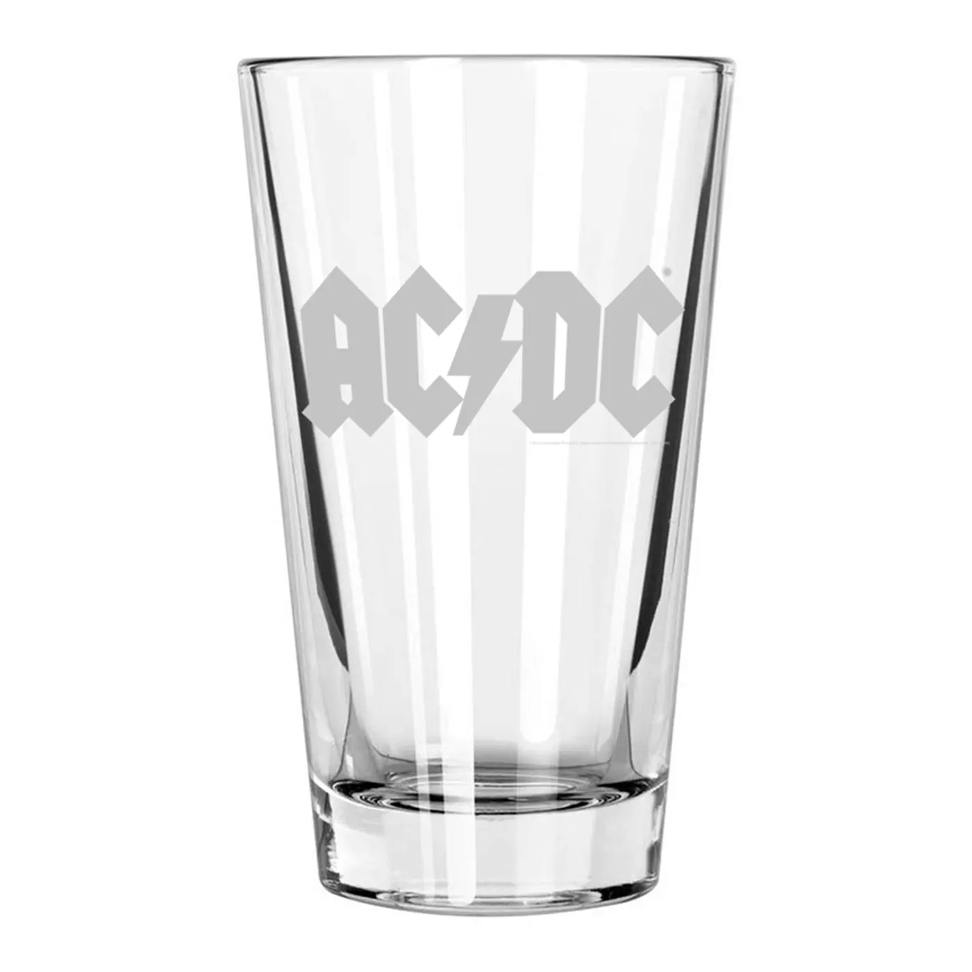 AC/DC Logo Etched Pint Glass