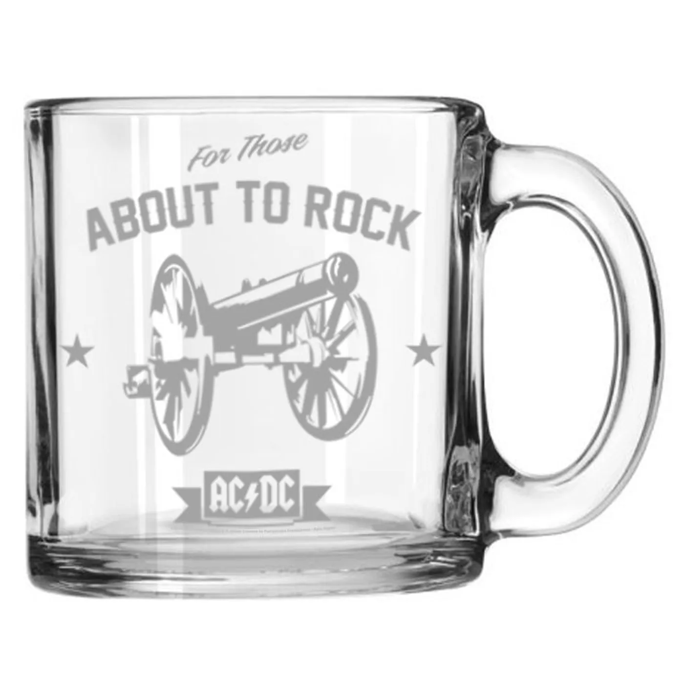 AC/DC Rock Cannon Etched Mug