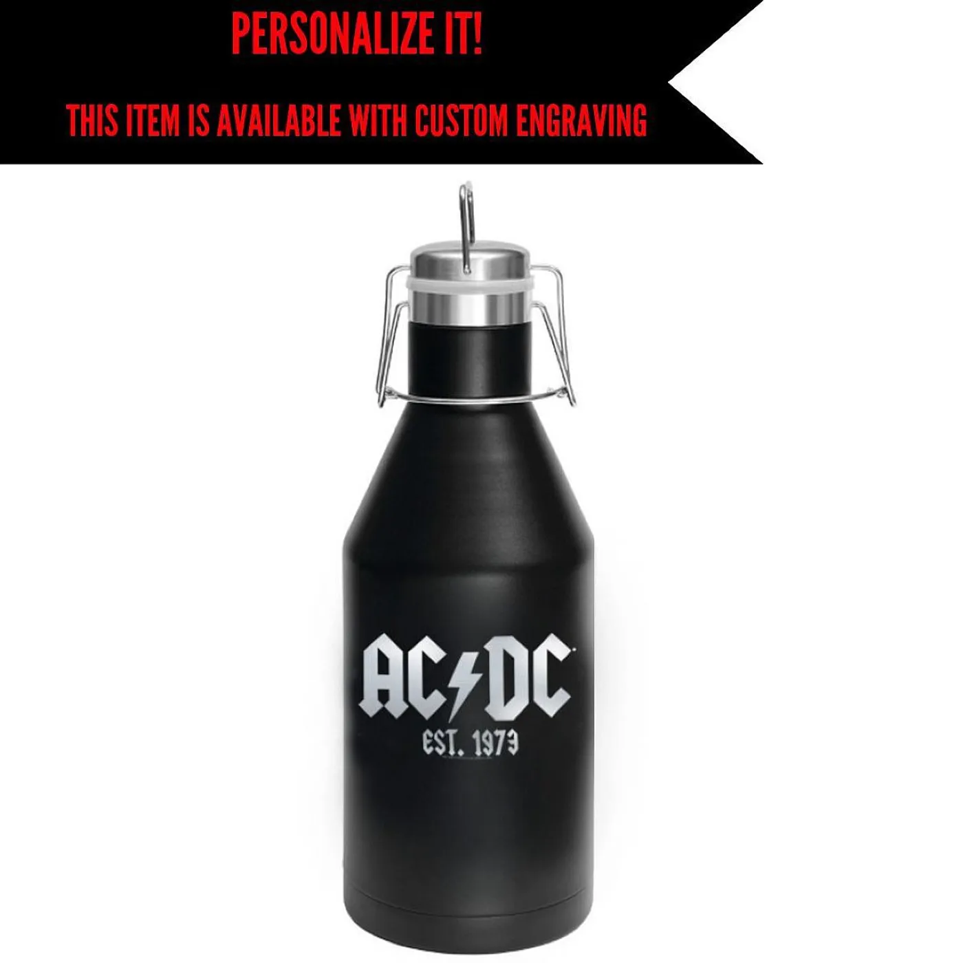 AC/DC Est. 1973 64 oz. Beer Growler