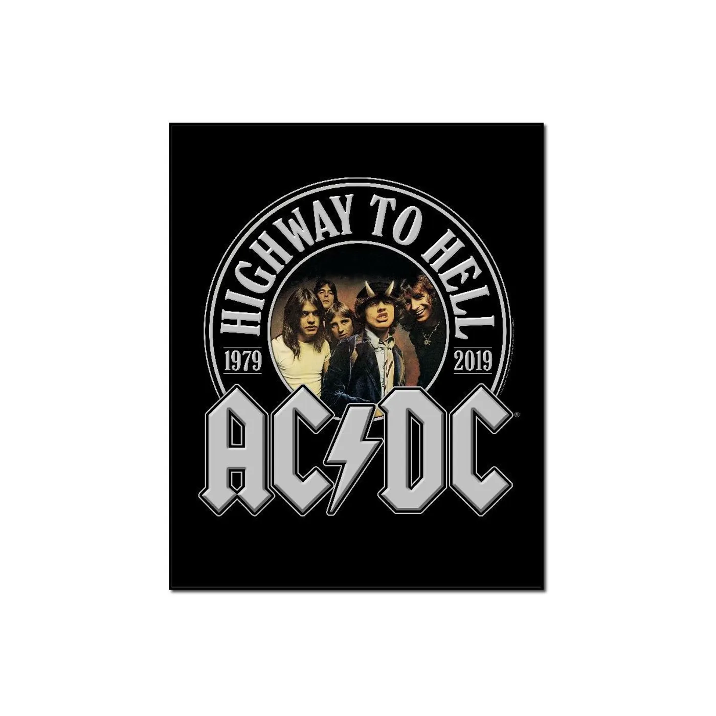 AC/DC Highway To Hell 40th Anniversary Wood Panel