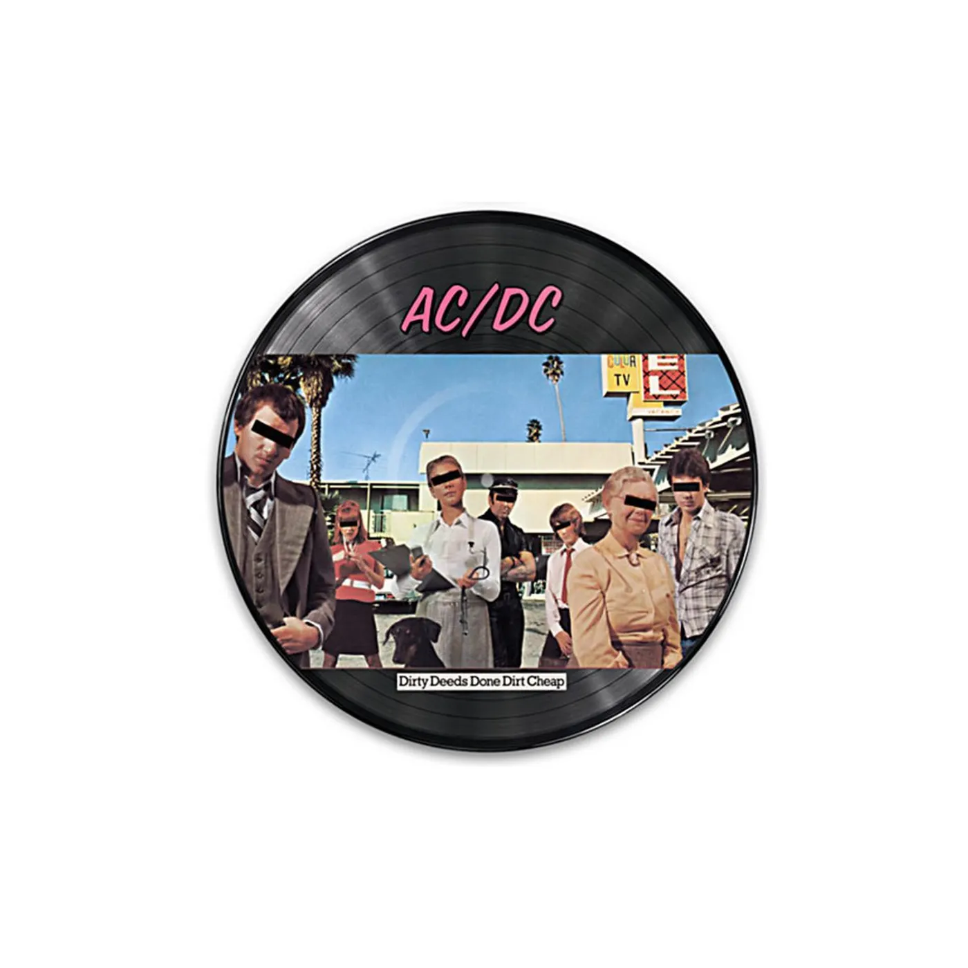 AC/DC Dirty Deeds Second Edition of the AC/DC Vinyl Revolution Wall Art Collection