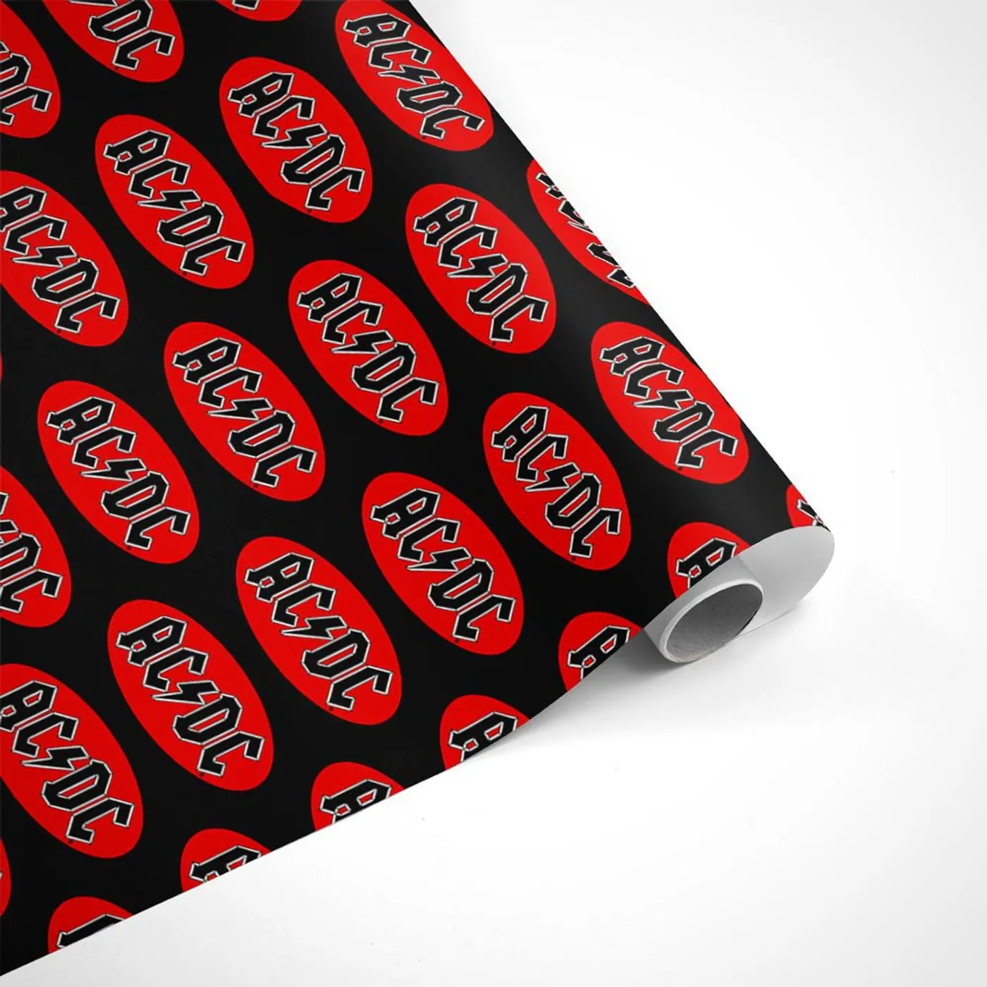 AC/DC Red Logo Wrapping Paper