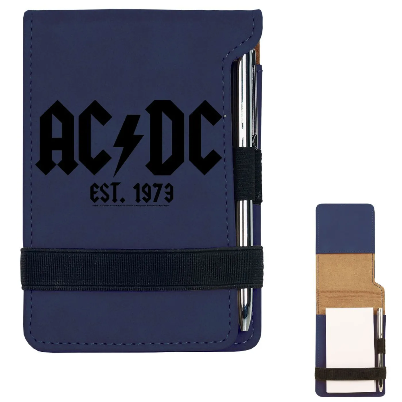 AC/DC Est. 1973 Mini Notepad w/Pen