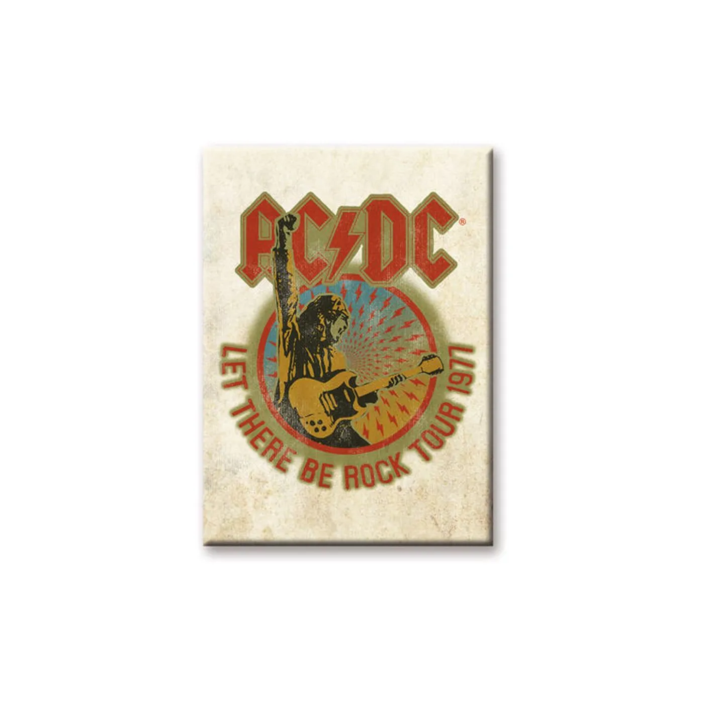 AC/DC Let There Be Rock Tour 1977 Magnet