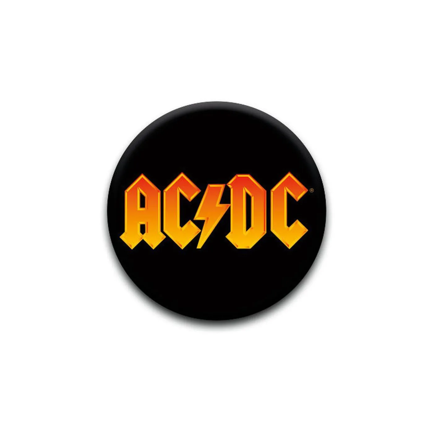 AC/DC Orange Logo Pin
