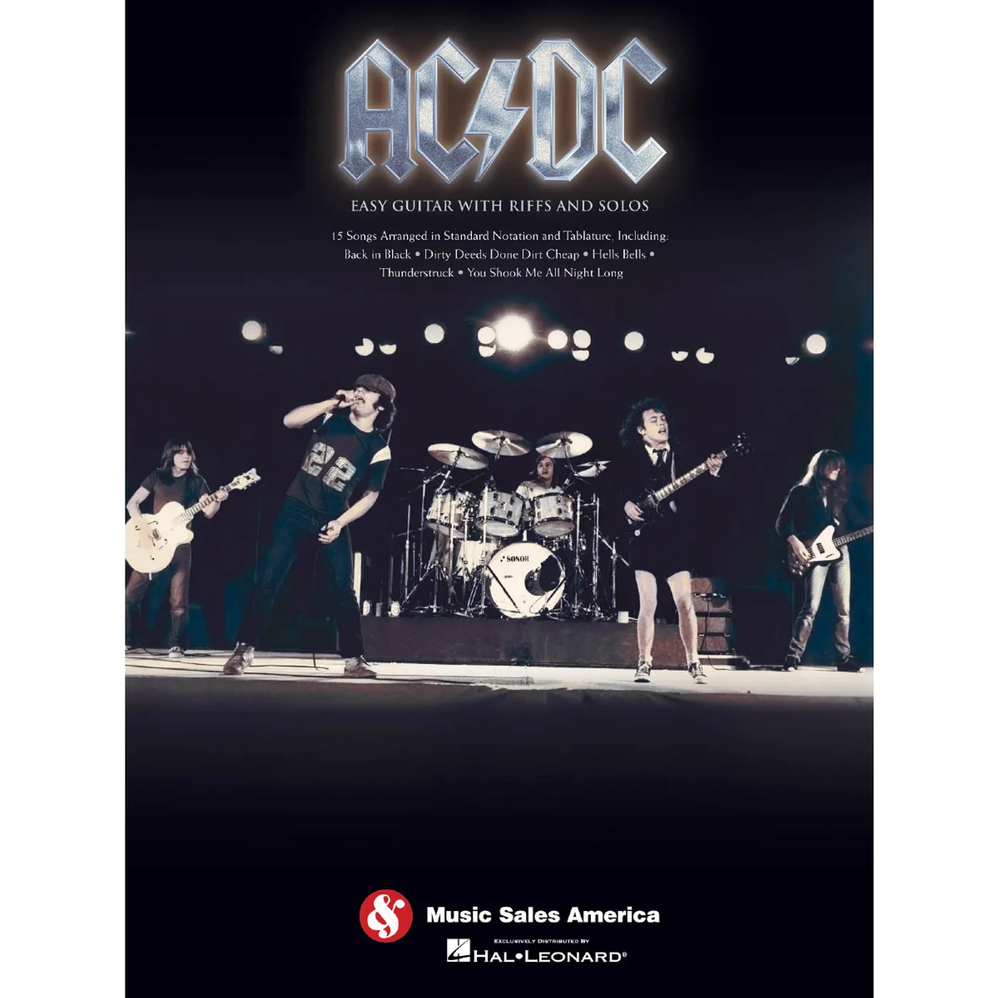 AC/DC Easy Guitar with Riffs and Solos