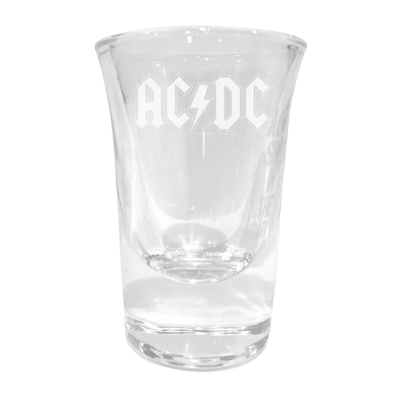 AC/DC Logo Laser Engraved Shot Glass