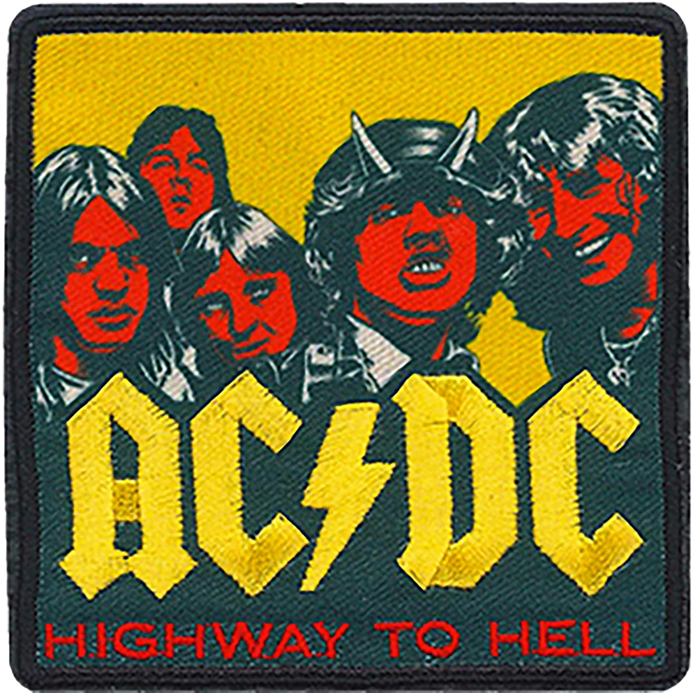 AC/DC Highway To Hell Poster 3.5"x3.5" Patch
