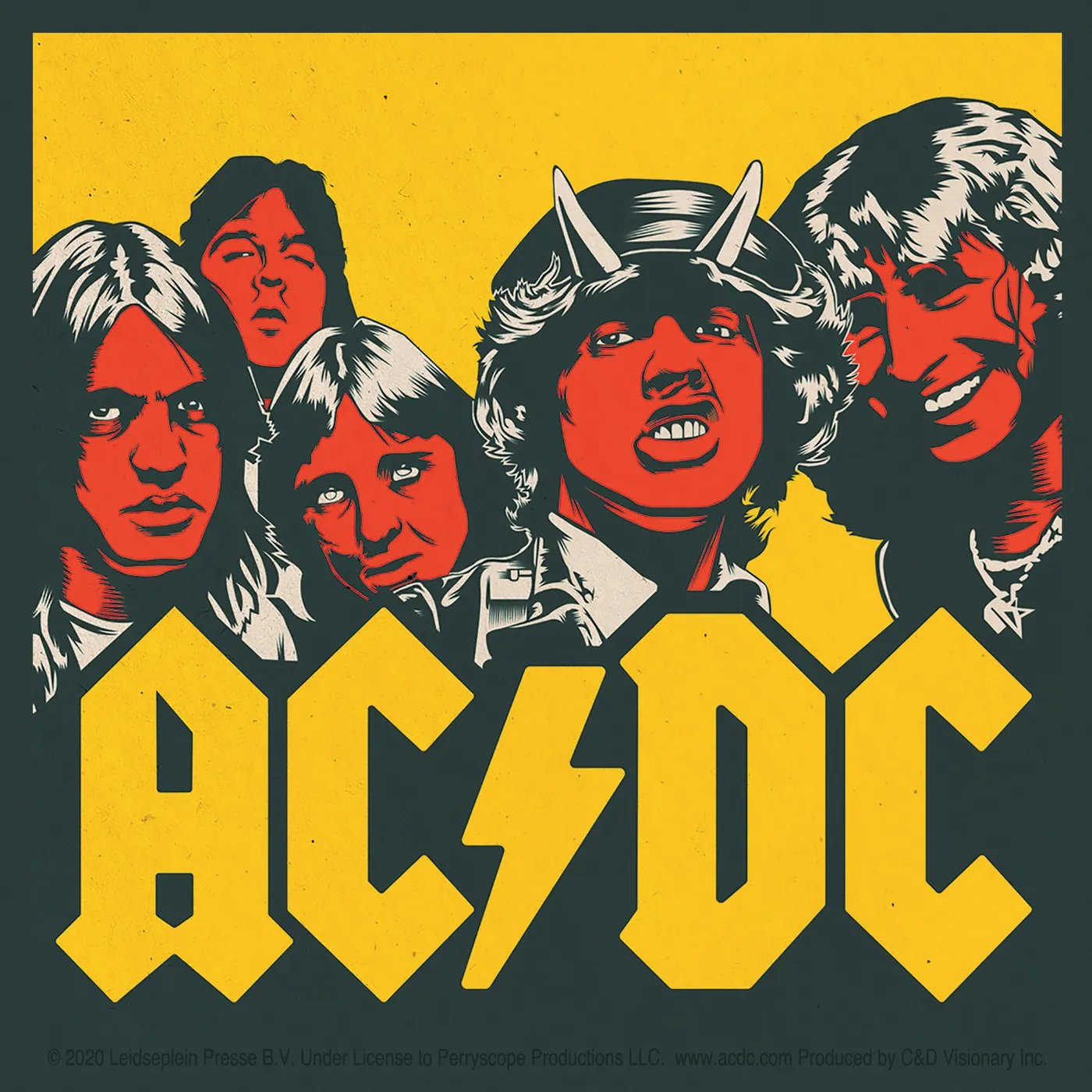 AC/DC Highway To Hell Poster 4"x4" Sticker