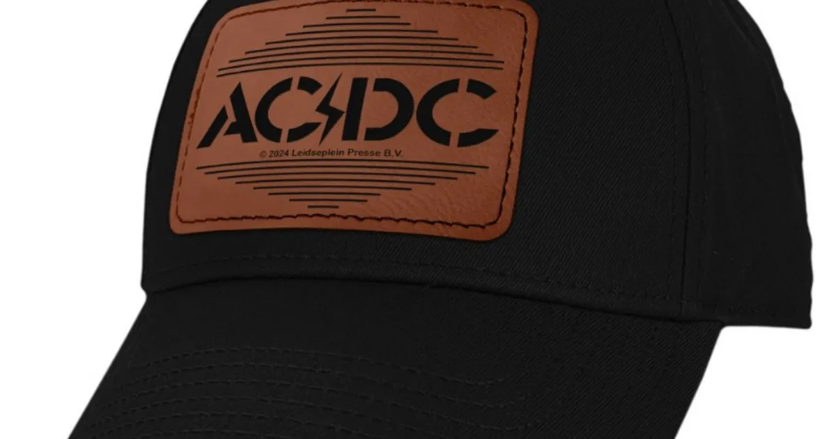 AC/DC Lightning Bolt Lines Baseball Cap