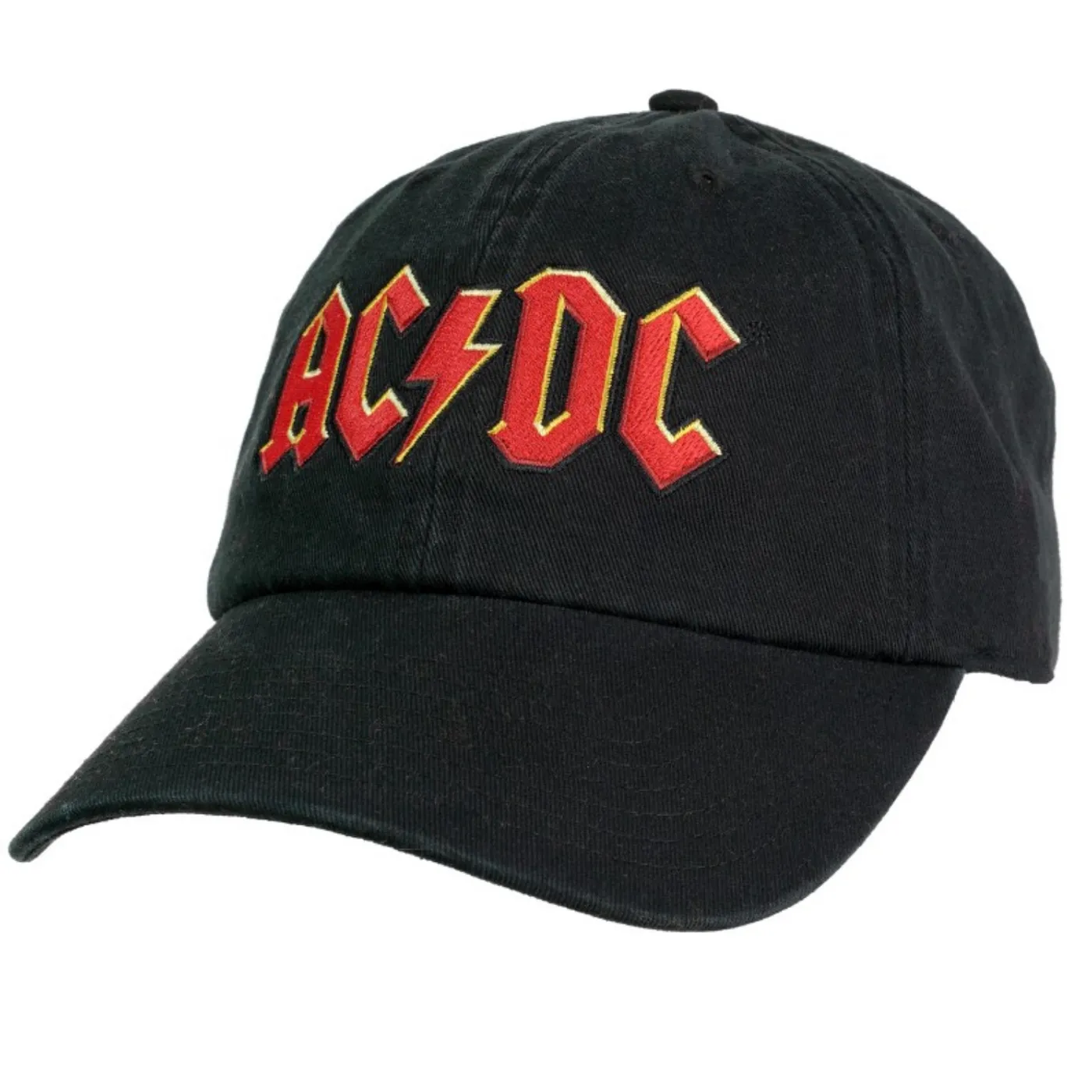 AC/DC 3D Logo - Adult Dad Cap - Black