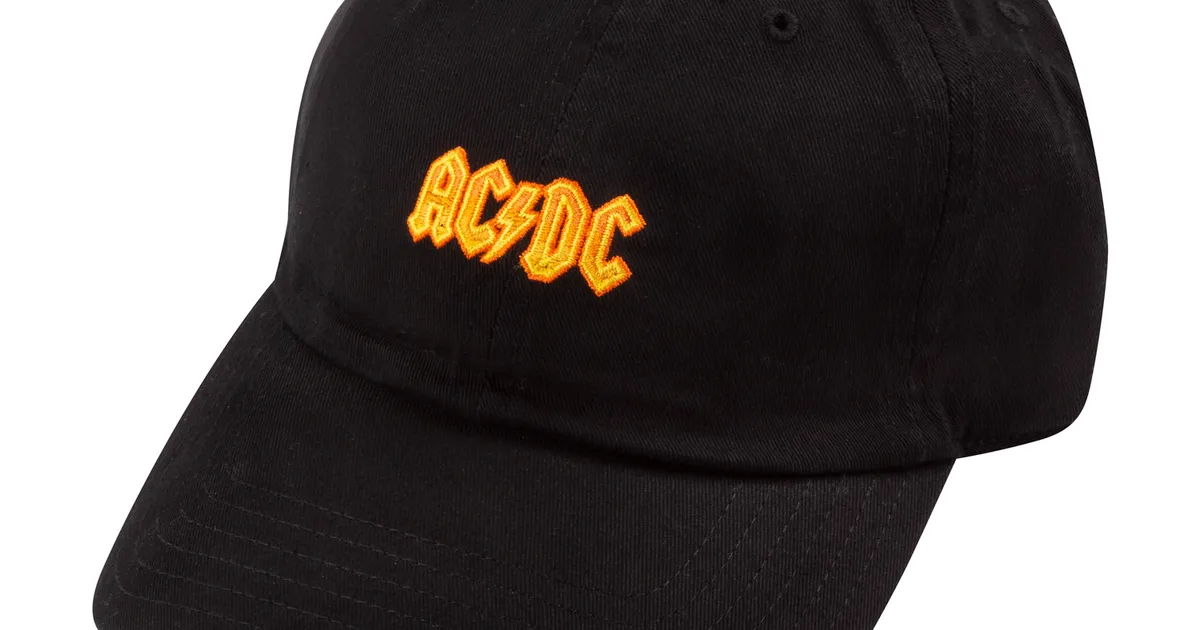 AC/DC Embroidered Logo Adjustable Hat