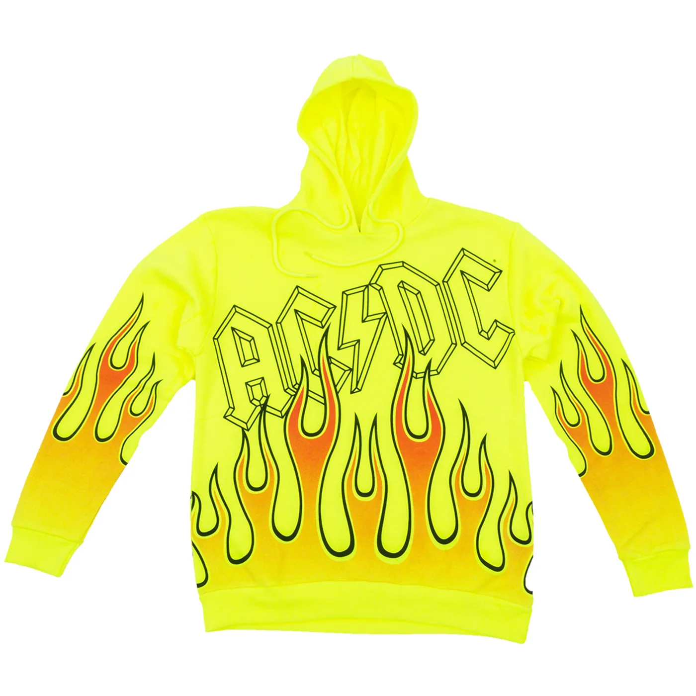 AC/DC Flames Pullover Hoodie