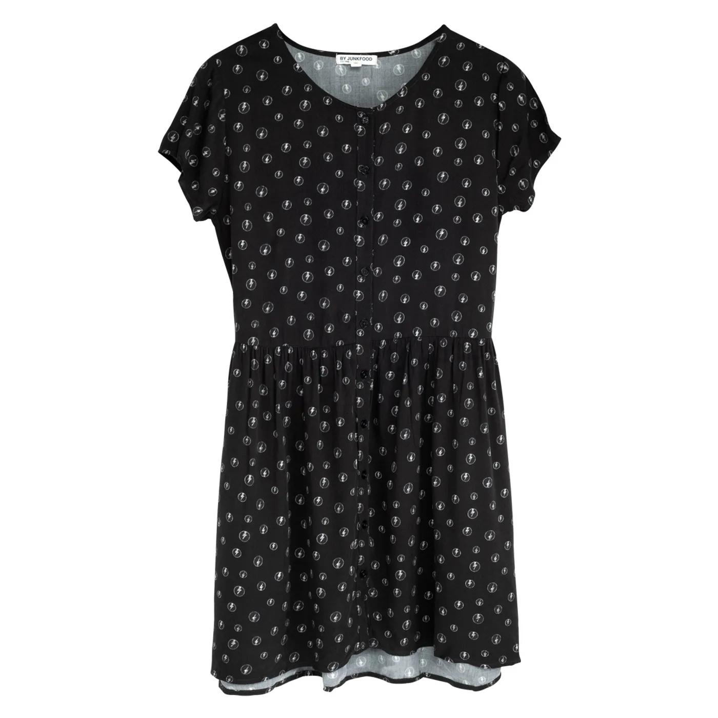 AC/DC Girl's Bolt Logo Black Dress