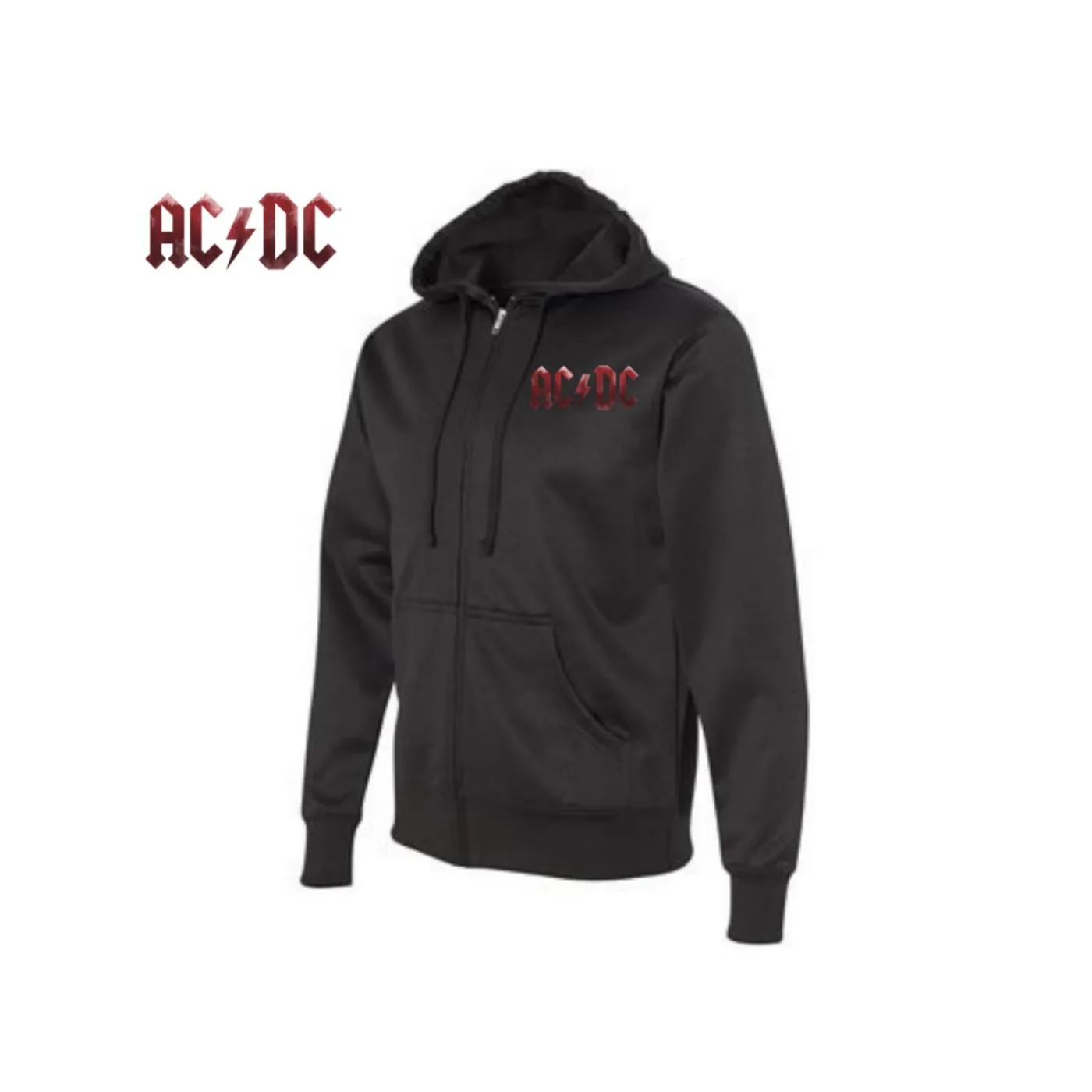 AC/DC Black Ice Front Logo Hoodie