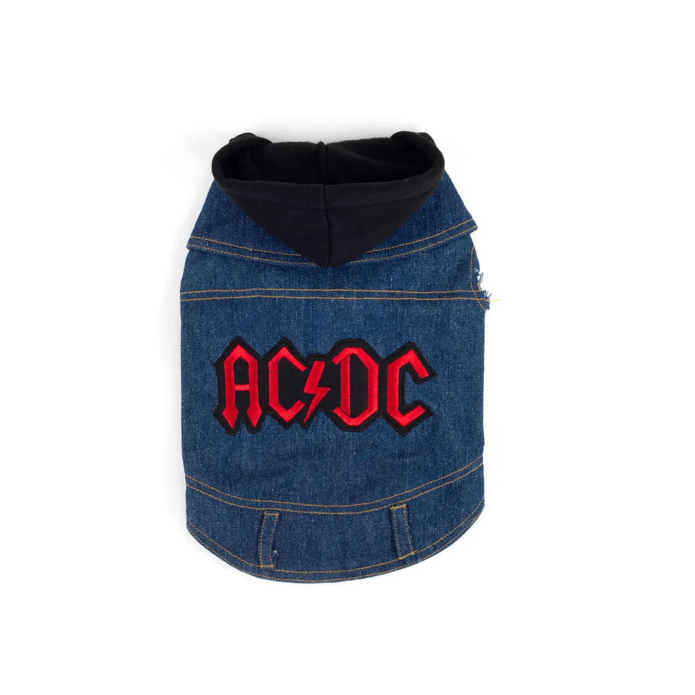 AC/DC Denim Dog Hoodie