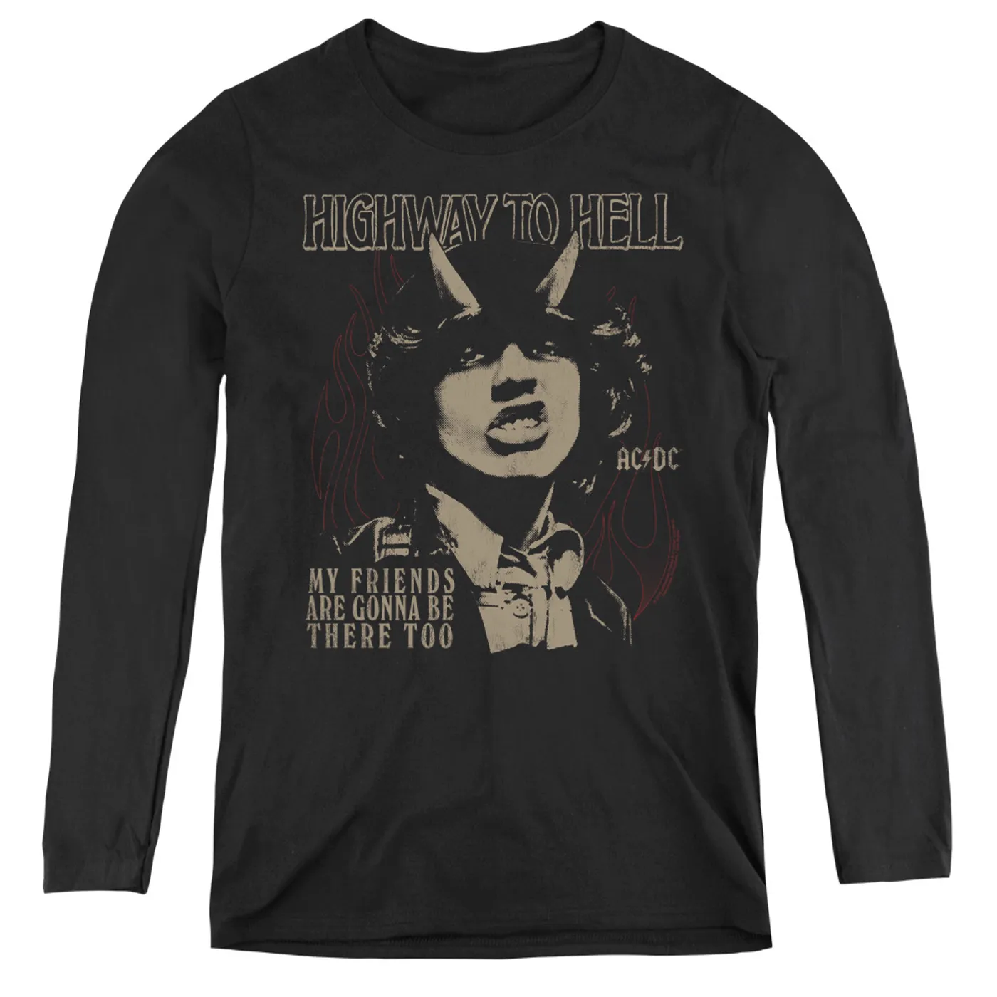AC/DC My Friends Womens Logo