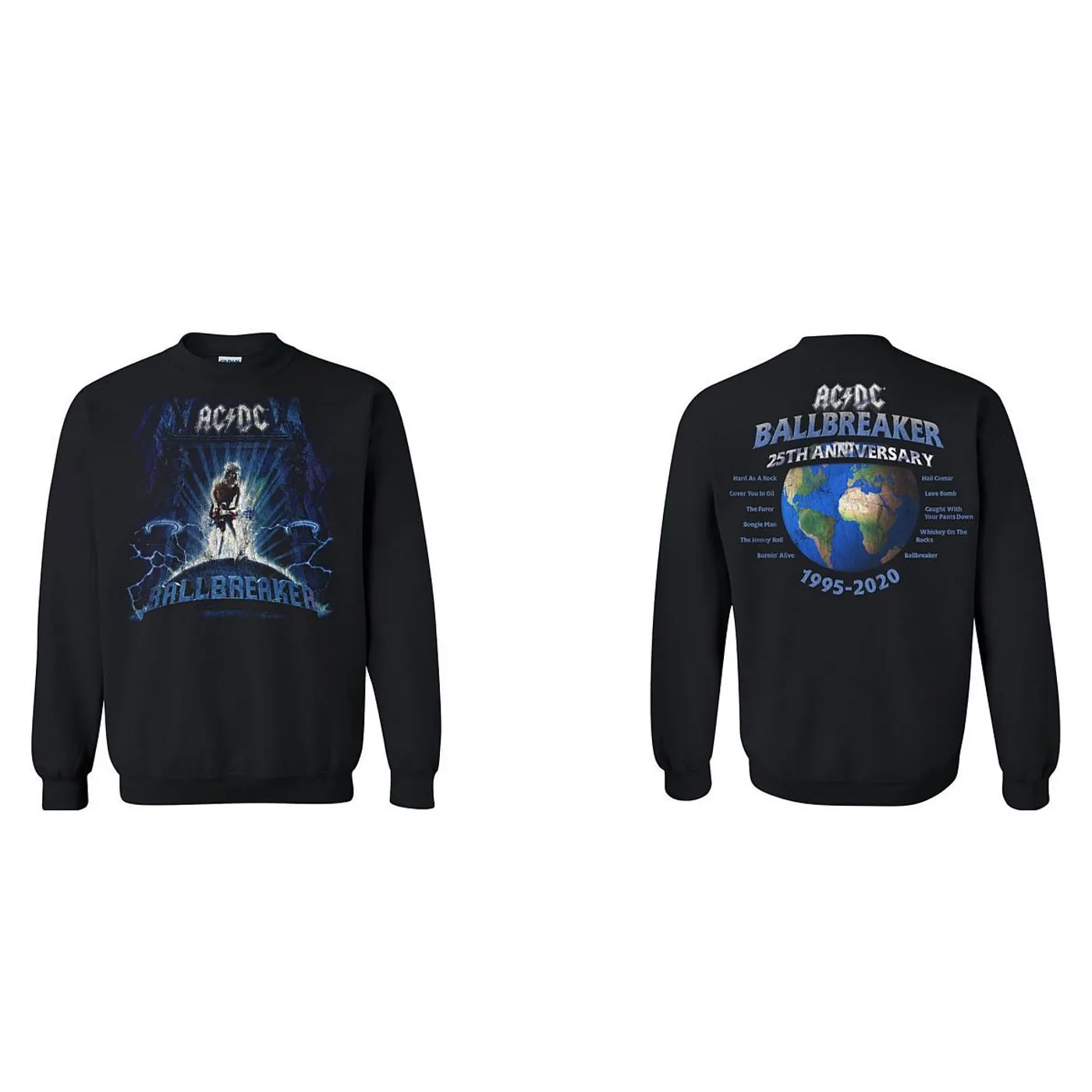 AC/DC Ballbreaker 25th Anniversary Crewneck Sweatshirt