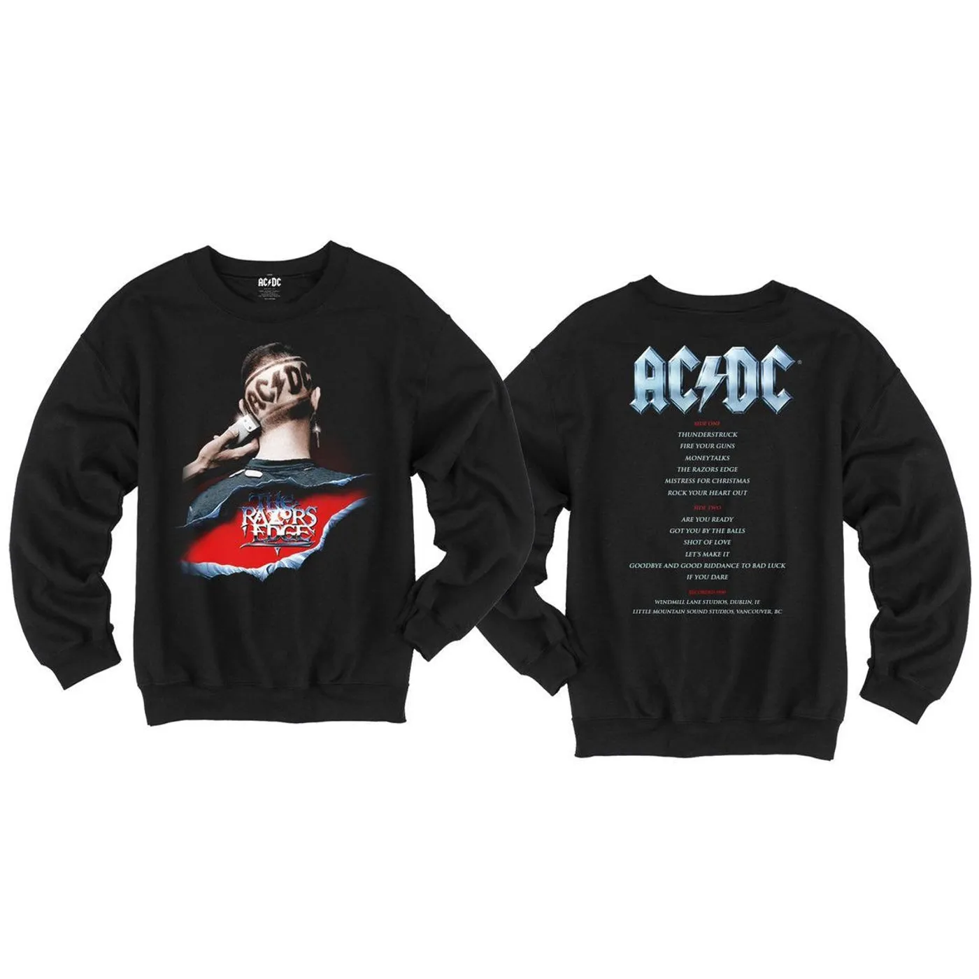 AC/DC Razors Edge 30th Anniversary Crewneck Sweatshirt