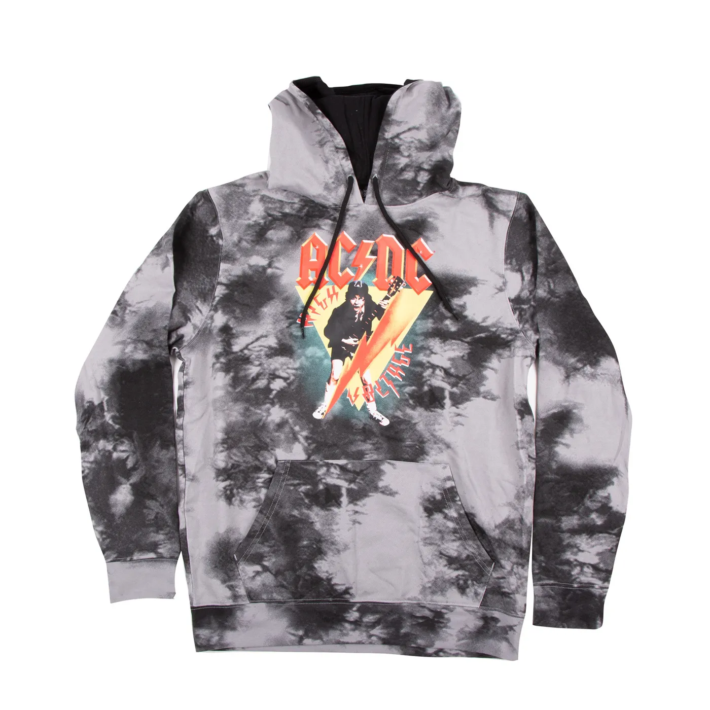 AC/DC High Voltage Tie Dye Hoodie