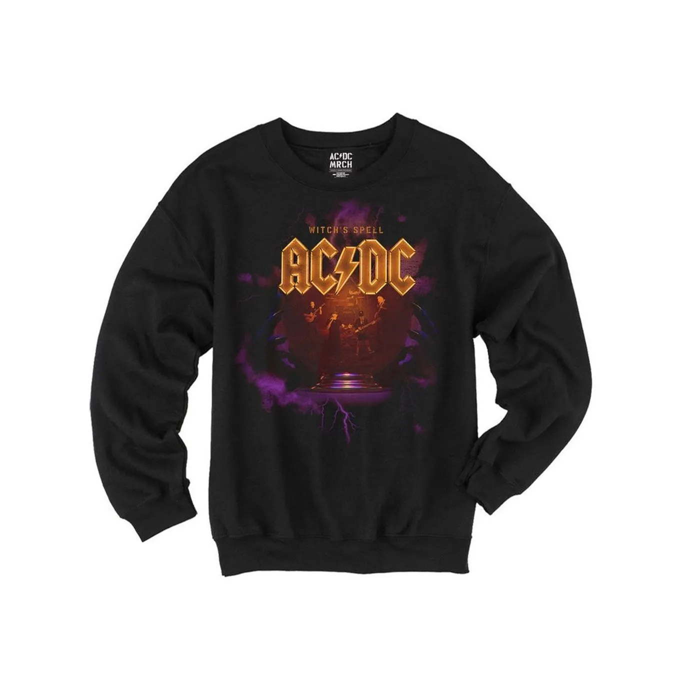 AC/DC Witch's Spell Crystal Ball Crew Neck