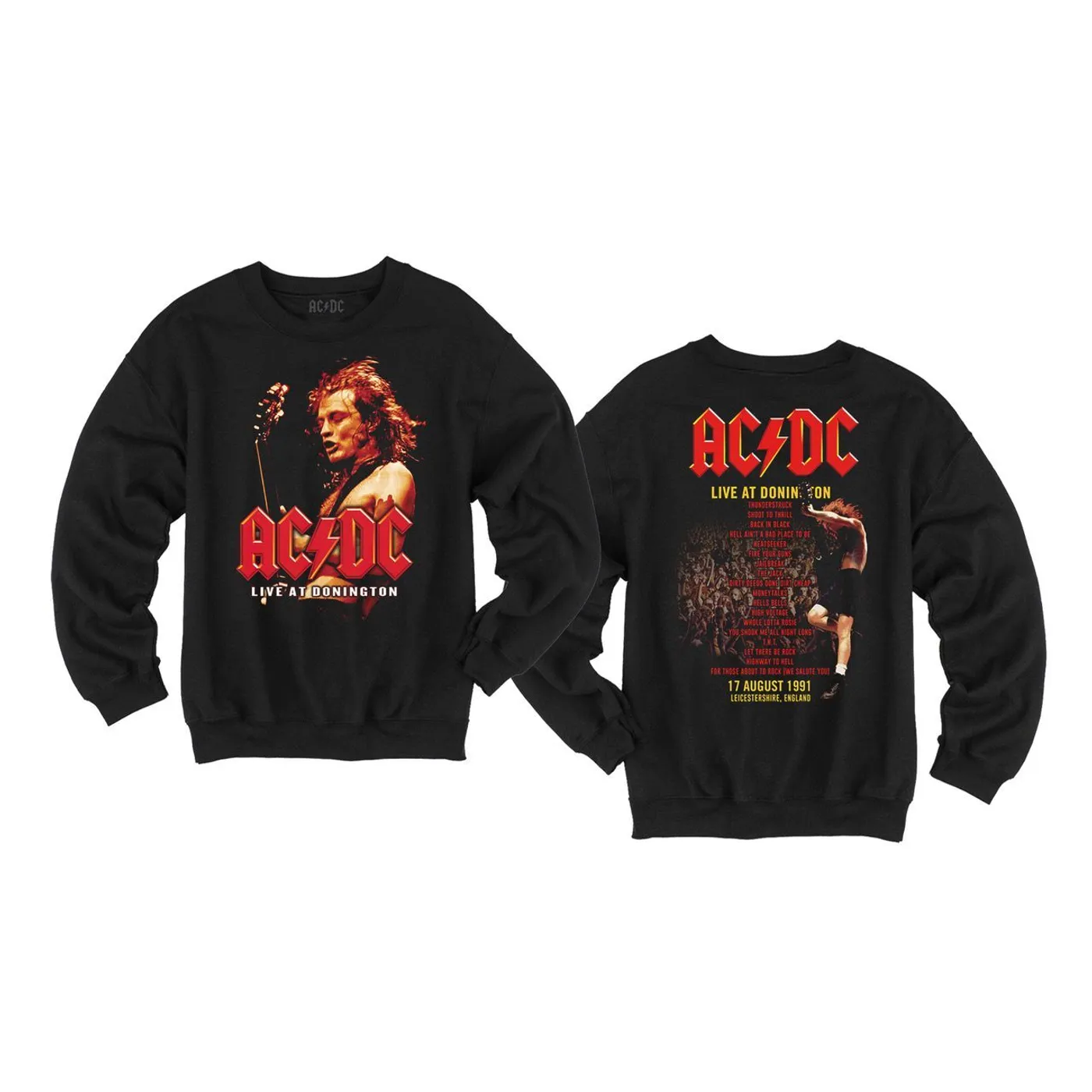 AC/DC Live at Donington Crewneck Sweatshirt