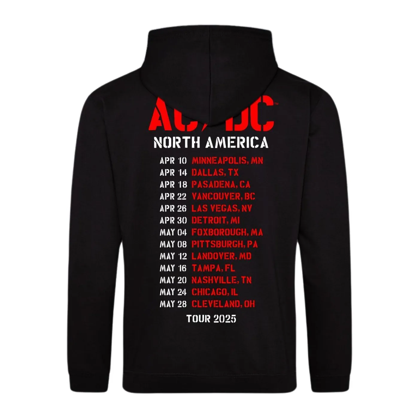 AC/DC PWR UP Tour Zip Hoodie