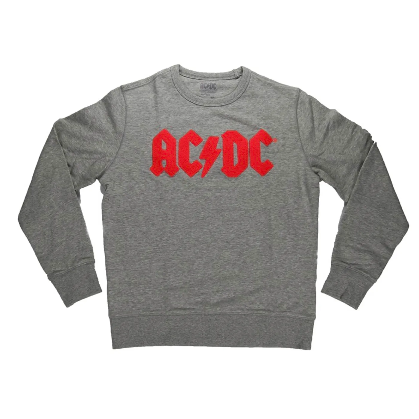 AC/DC Red Gravel Logo Crew Neck Sweatshirt