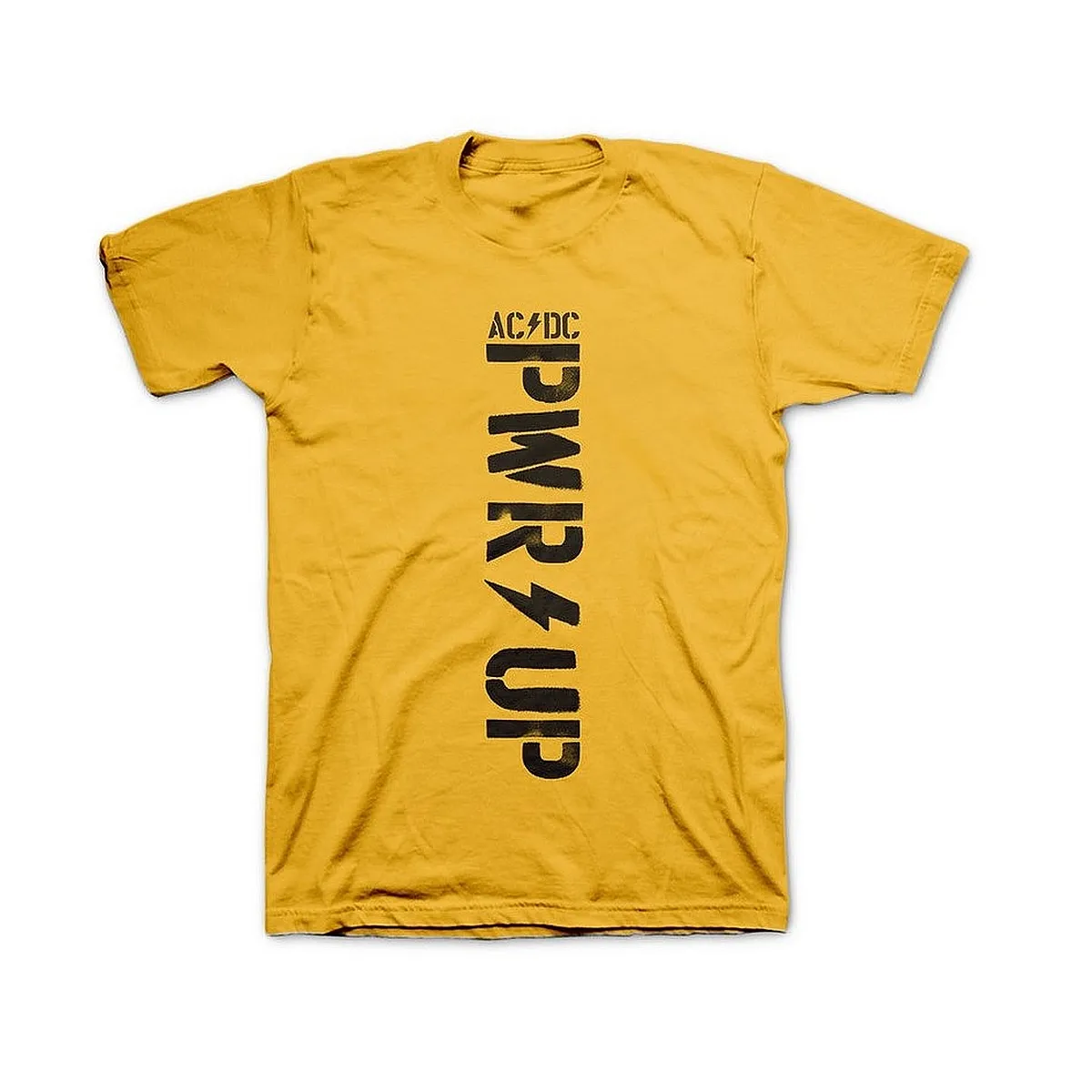 Vertical POWER UP Yellow T-shirt
