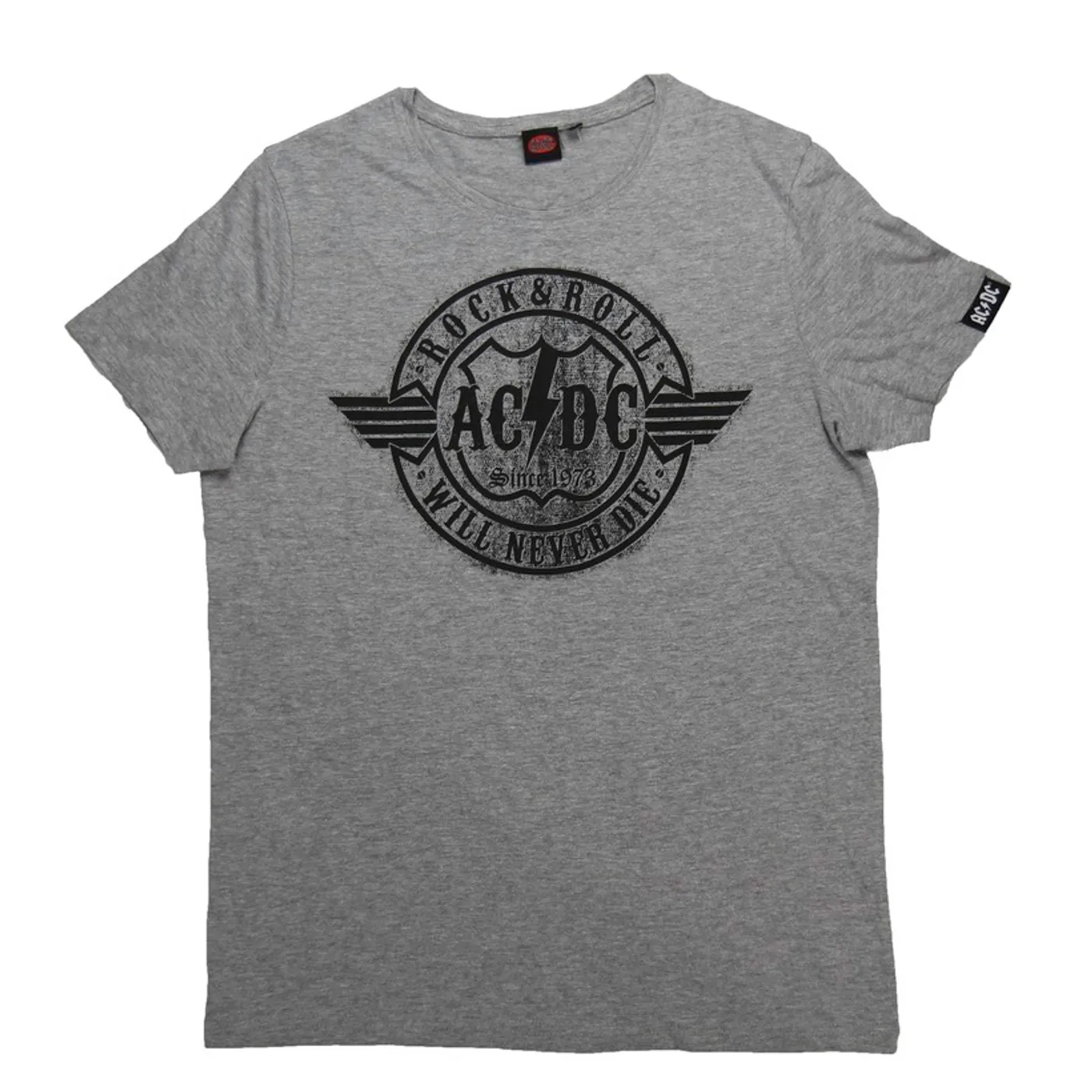 AC/DC Women's Rock & Roll Will Never Die T-Shirt
