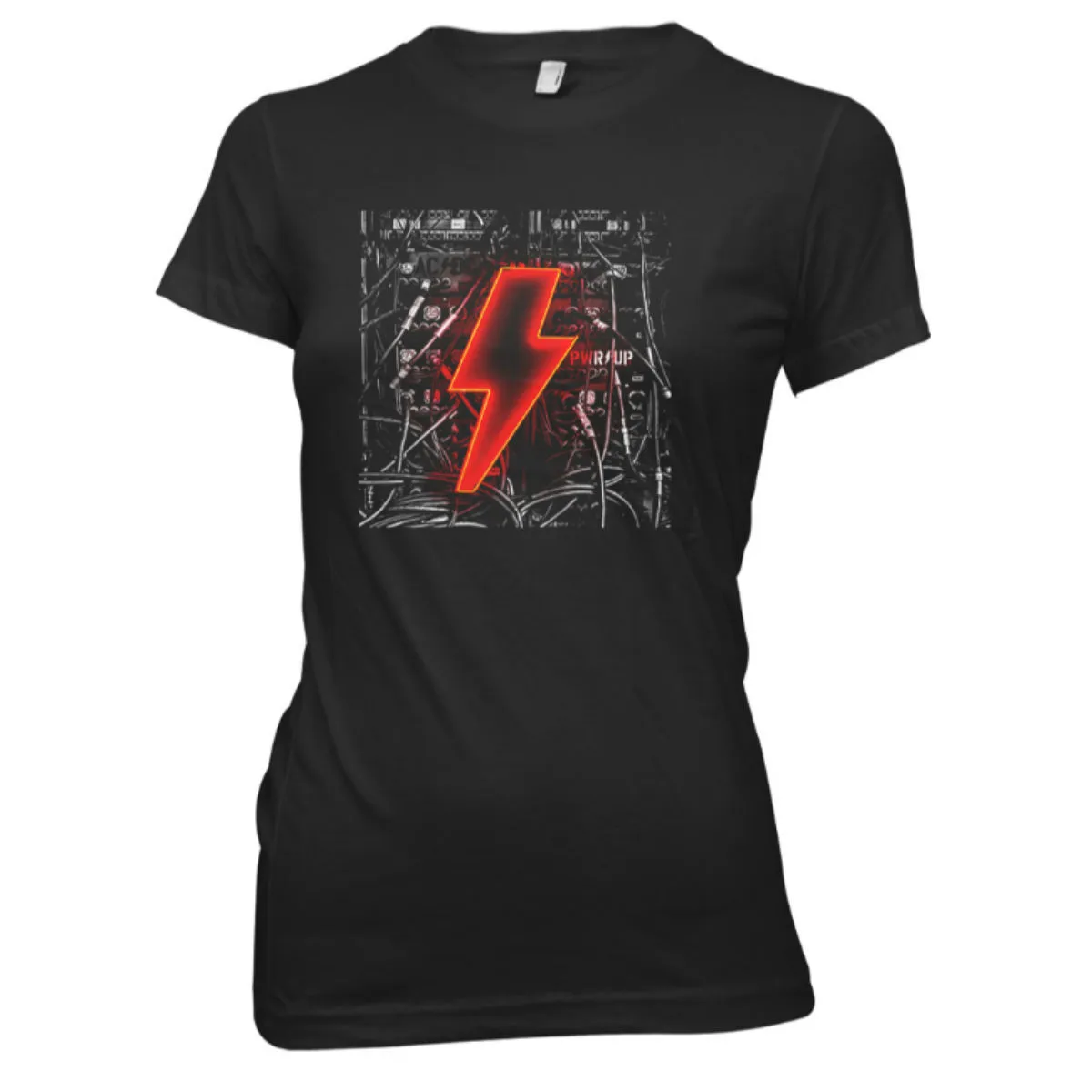 Bolt n' Wires Ladies Black T-Shirt
