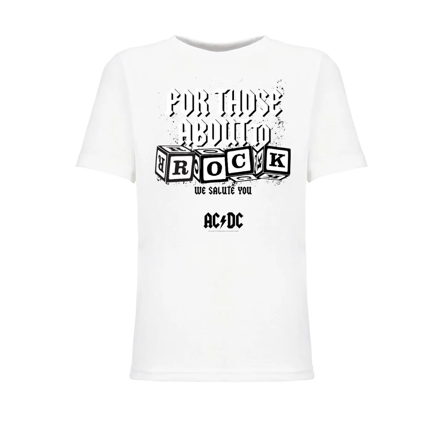 AC/DC Rock Blocks Youth Tee